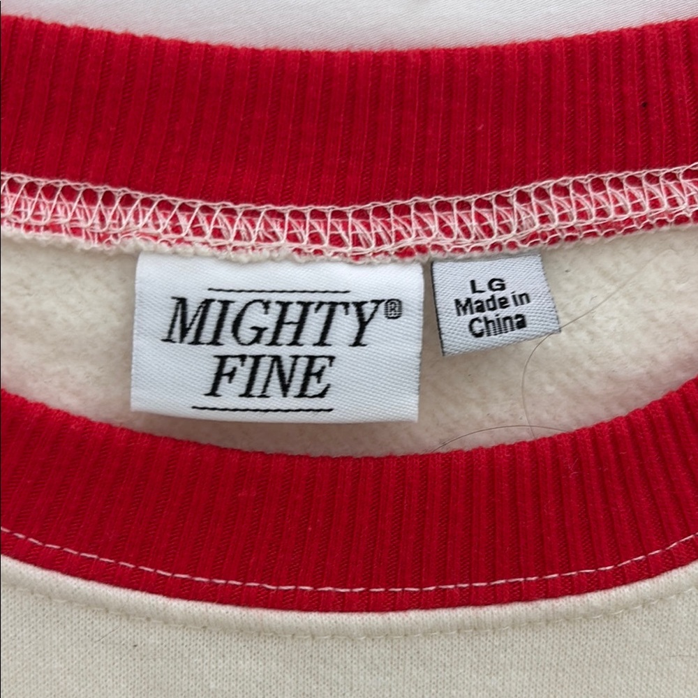 Festive Snowman Sweater - Red and White - Picture 2 of 4